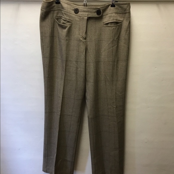 Evelyn Grid Sailor Style Work Pants - Picture 2 of 5